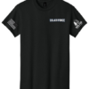 Black U.S. Air Force apparel front view