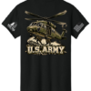 Black U.S. Army apparel back view