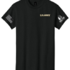 Black U.S. Army apparel front view