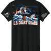 Black U.S. Coast Guard apparel back view