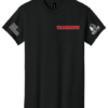 U.S. Marine Corps Front Mockup Black U.S. Marine Corps apparel front view