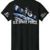 Black U.S. Space Force apparel back view