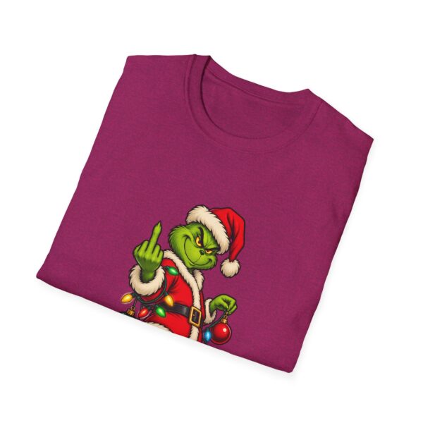 Grinch Santa Middle Finger T-Shirt