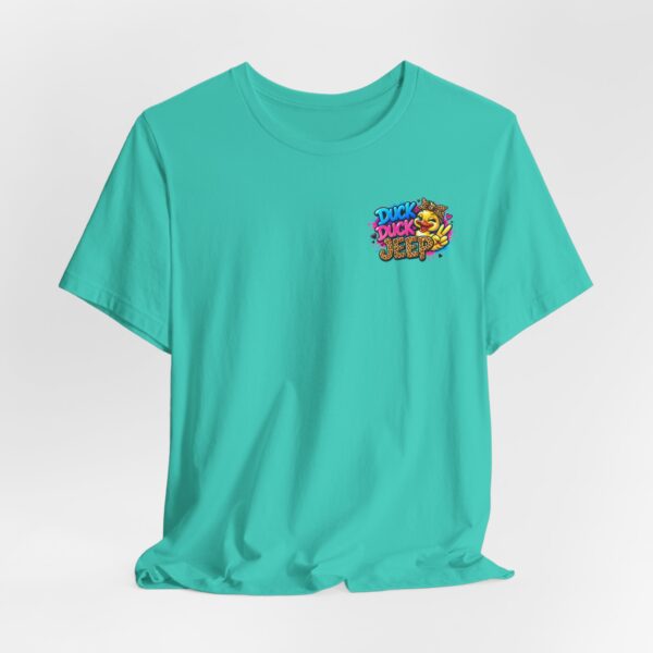 Quack Power Tee — Playful Duck Graphic T‑Shirt (Front Chest & Big Back Print)