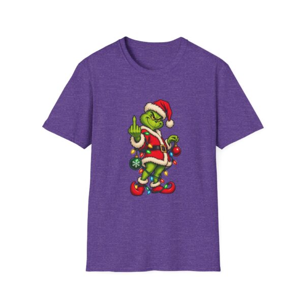 Grinch Santa Middle Finger T-Shirt