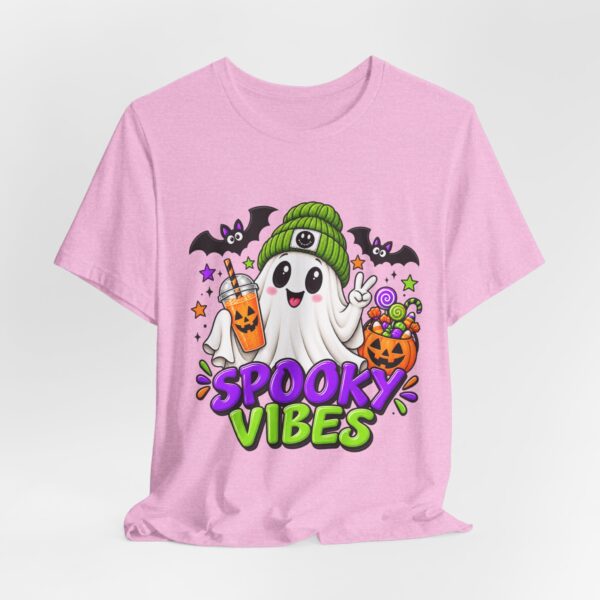 Spooky Vibes T-Shirt — Cute Ghost Halloween Tee