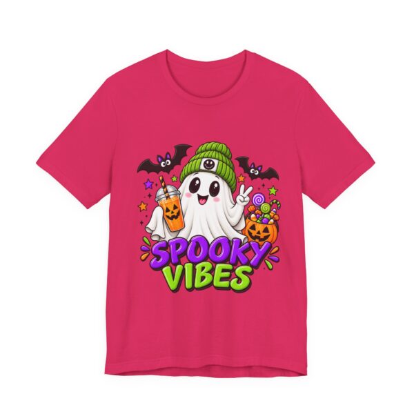 Spooky Vibes T-Shirt — Cute Ghost Halloween Tee