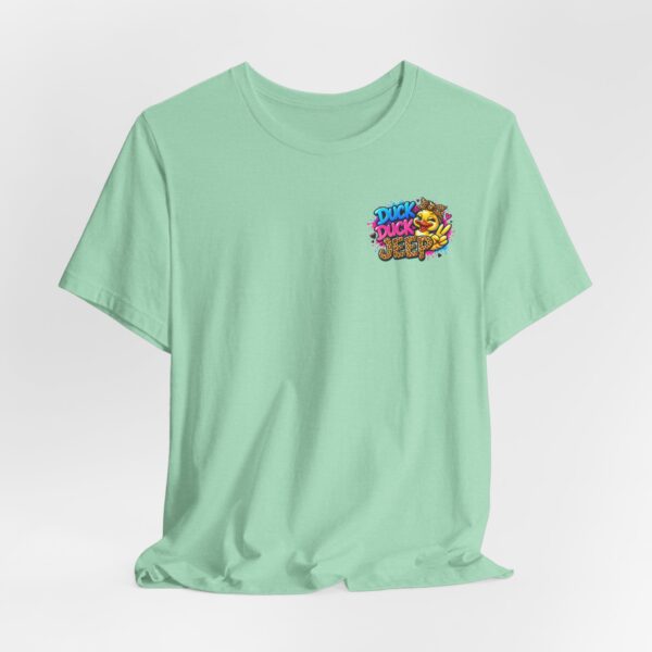 Quack Power Tee — Playful Duck Graphic T‑Shirt (Front Chest & Big Back Print)