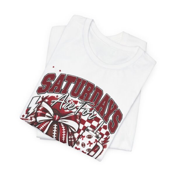 Saturdays Are for Football T-Shirt – Game Day Cheer Tee