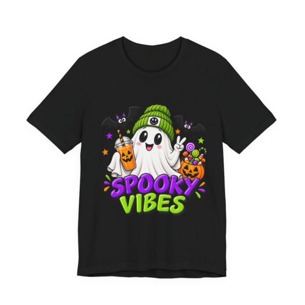 Spooky Vibes T-Shirt — Cute Ghost Halloween Tee