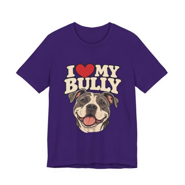 I Love My Bully T-Shirt - Cute Pitbull Dog Lover Tee