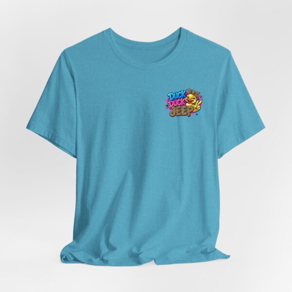 Quack Power Tee — Playful Duck Graphic T‑Shirt (Front Chest & Big Back Print)