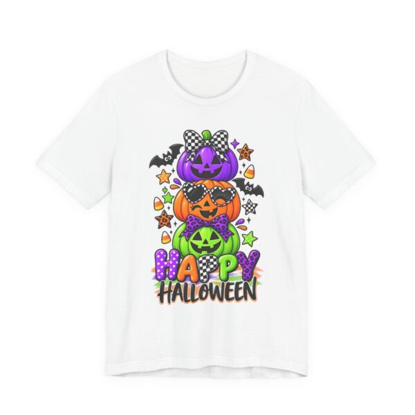 Happy Halloween Stack Pumpkin T-Shirt