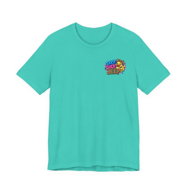 Quack Power Tee — Playful Duck Graphic T‑Shirt (Front Chest & Big Back Print)