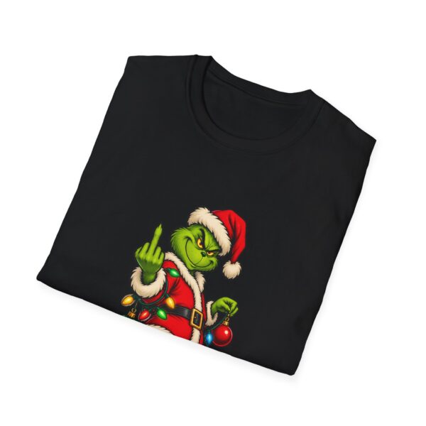 Grinch Santa Middle Finger T-Shirt