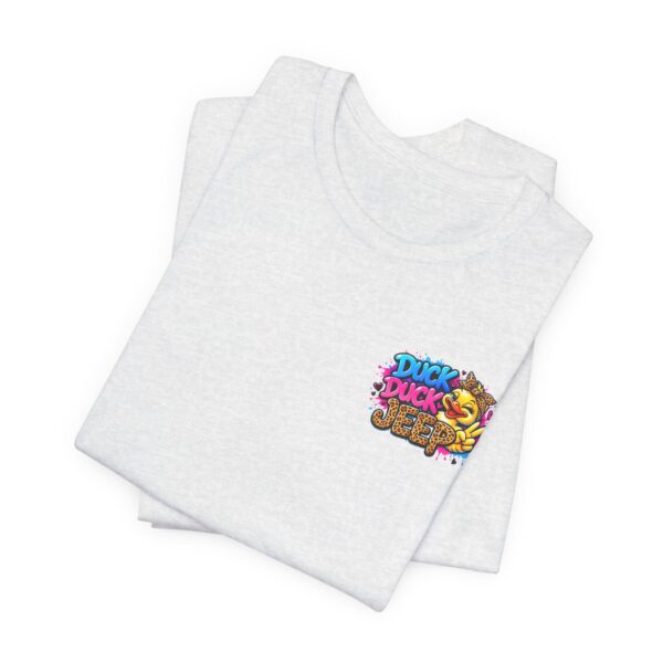 Quack Power Tee — Playful Duck Graphic T‑Shirt (Front Chest & Big Back Print)