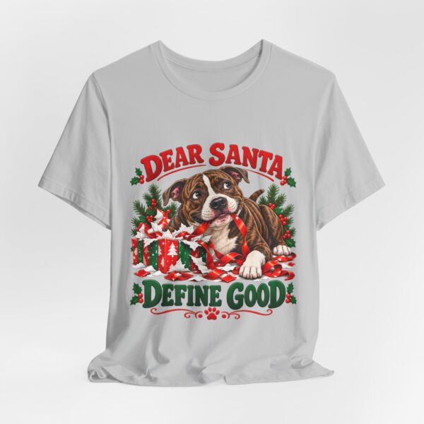 T-Shirt — "Dear Santa Define Good" Christmas Pitty Tee