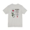 Nurse Appreciation T-Shirt - "Nurses Make a Difference Every Day" Floral Stethoscope Design