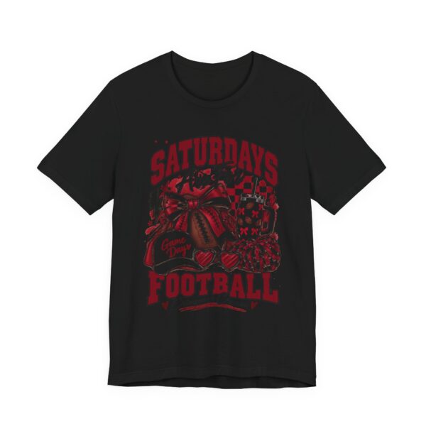 Saturdays Are for Football T-Shirt – Game Day Cheer Tee