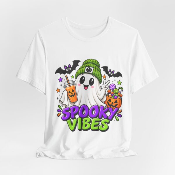 Spooky Vibes T-Shirt — Cute Ghost Halloween Tee