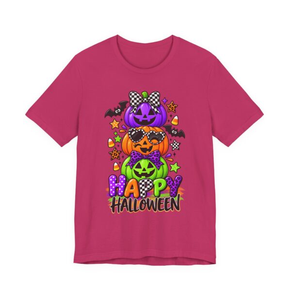 Happy Halloween Stack Pumpkin T-Shirt
