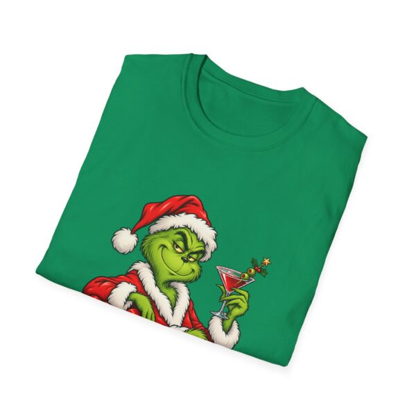 Grinch Santa Cocktail T-Shirt — Funny Christmas Holiday Tee