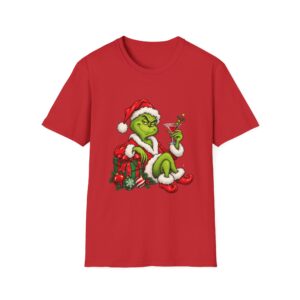 Grinch Santa Cocktail T-Shirt — Funny Christmas Holiday Tee