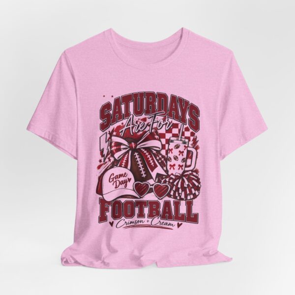 Saturdays Are for Football T-Shirt – Game Day Cheer Tee