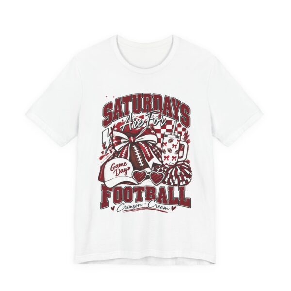 Saturdays Are for Football T-Shirt – Game Day Cheer Tee