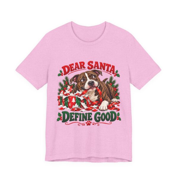 T-Shirt — "Dear Santa Define Good" Christmas Pitty Tee