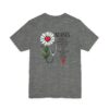 Nurse Appreciation T-Shirt - "Nurses Make a Difference Every Day" Floral Stethoscope Design
