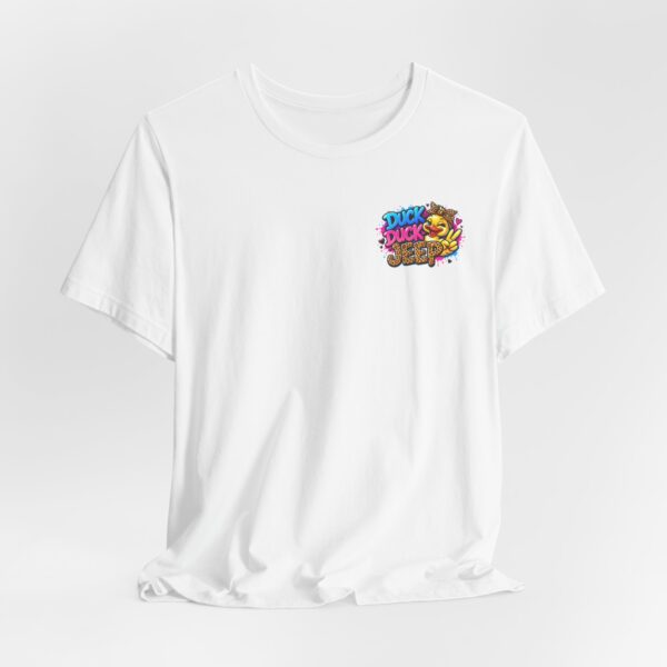 Quack Power Tee — Playful Duck Graphic T‑Shirt (Front Chest & Big Back Print)