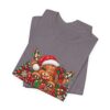 Christmas Highland Cow Tee - Merry Christmas Highland Cow Holiday T-Shirt