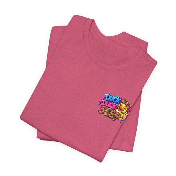 Quack Power Tee — Playful Duck Graphic T‑Shirt (Front Chest & Big Back Print)
