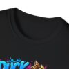 Duck Duck Jeep Cute Graphic T-Shirt — Leopard Print Duck Design