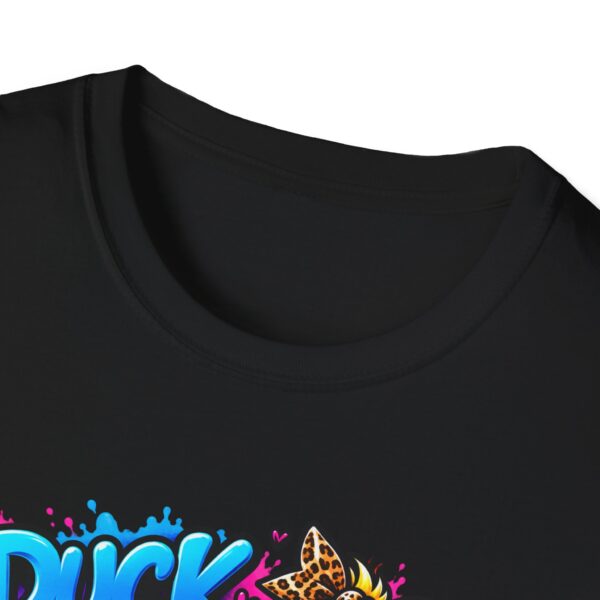 Duck Duck Jeep Cute Graphic T-Shirt — Leopard Print Duck Design