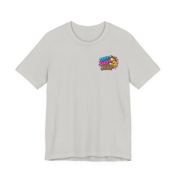 Quack Power Tee — Playful Duck Graphic T‑Shirt (Front Chest & Big Back Print)