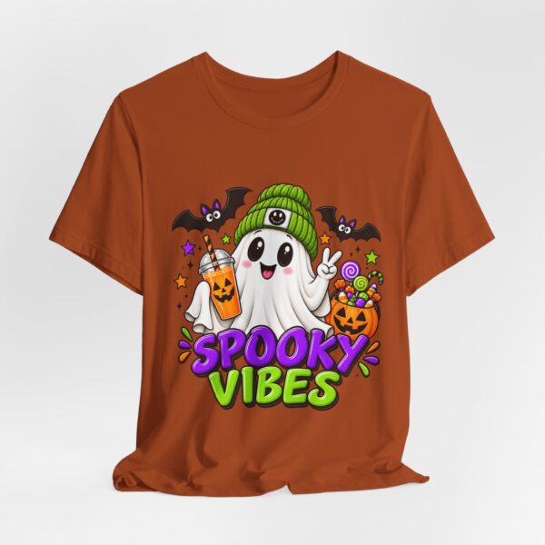 Spooky Vibes T-Shirt — Cute Ghost Halloween Tee