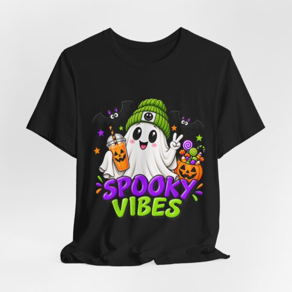 Spooky Vibes T-Shirt — Cute Ghost Halloween Tee