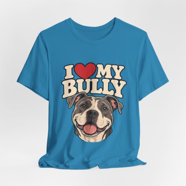 I Love My Bully T-Shirt - Cute Pitbull Dog Lover Tee