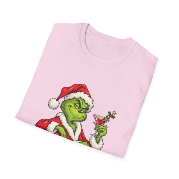 Grinch Santa Cocktail T-Shirt — Funny Christmas Holiday Tee