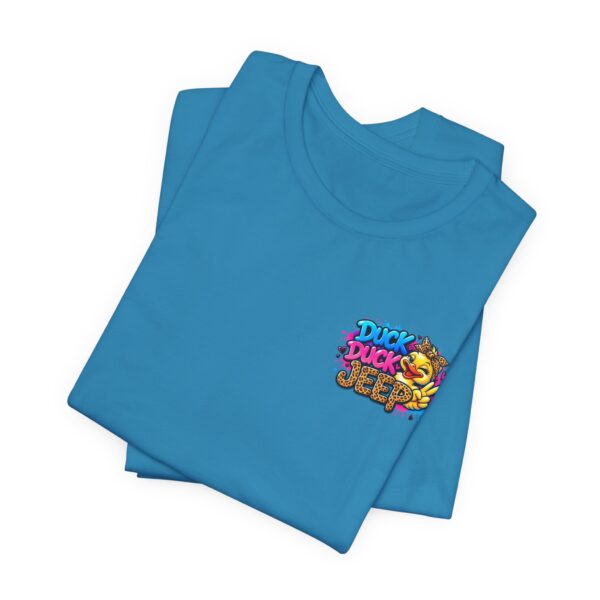 Quack Power Tee — Playful Duck Graphic T‑Shirt (Front Chest & Big Back Print)