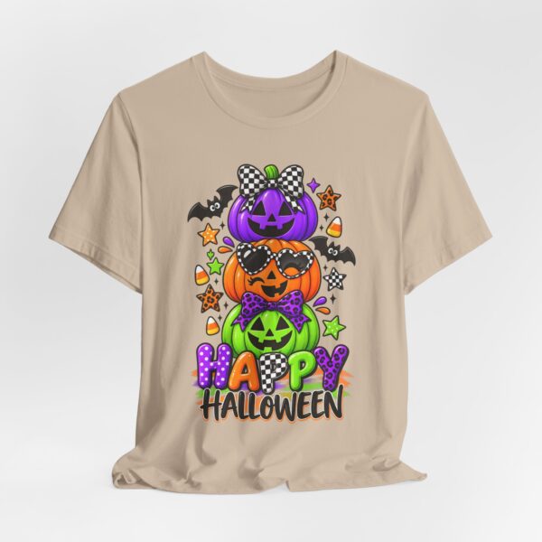 Happy Halloween Stack Pumpkin T-Shirt