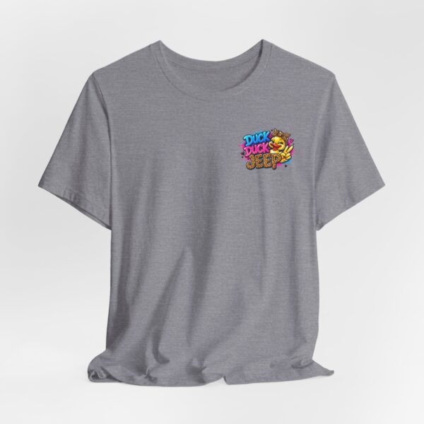 Quack Power Tee — Playful Duck Graphic T‑Shirt (Front Chest & Big Back Print)