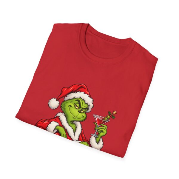 Grinch Santa Cocktail T-Shirt — Funny Christmas Holiday Tee