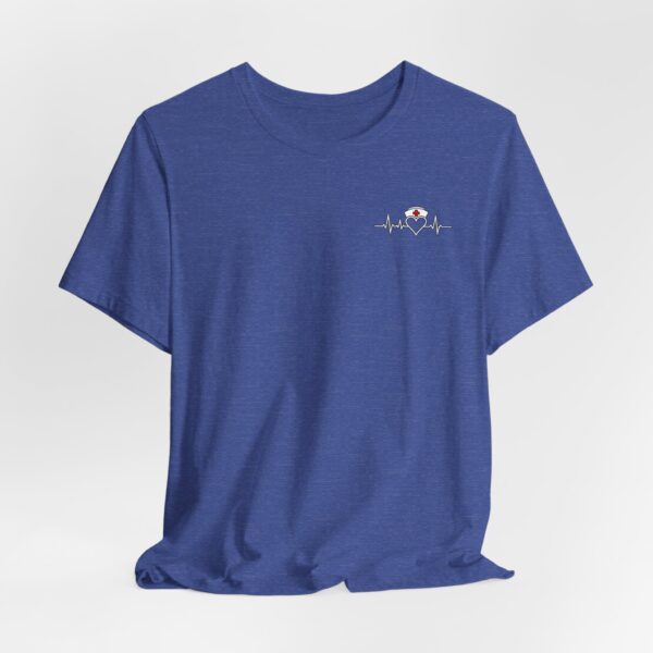 Nurse Appreciation T-Shirt - "Nurses Make a Difference Every Day" Floral Stethoscope Design
