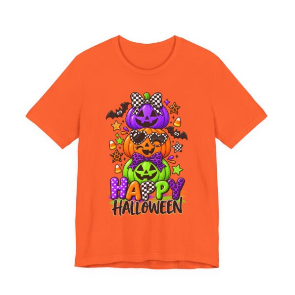 Happy Halloween Stack Pumpkin T-Shirt