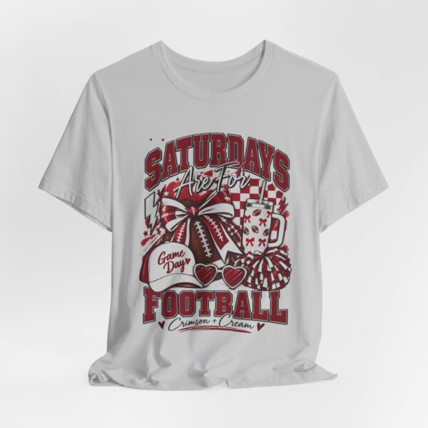 Saturdays Are for Football T-Shirt – Game Day Cheer Tee