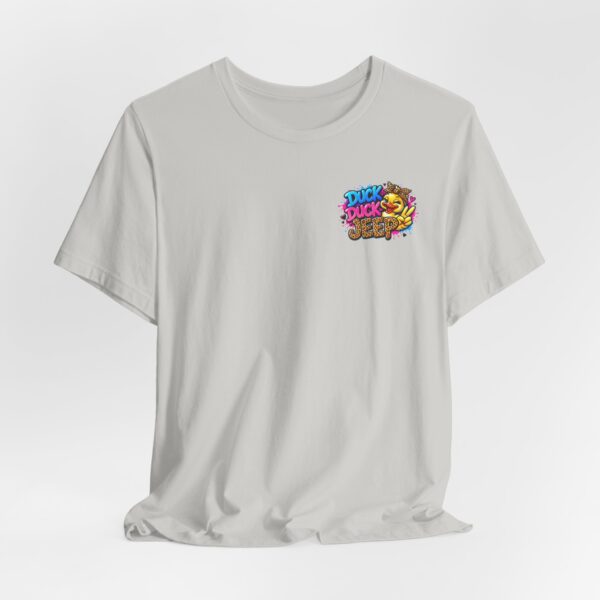 Quack Power Tee — Playful Duck Graphic T‑Shirt (Front Chest & Big Back Print)
