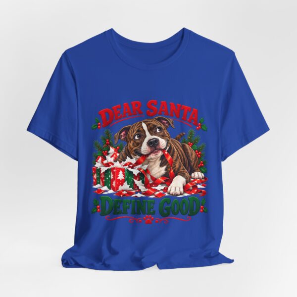 T-Shirt — "Dear Santa Define Good" Christmas Pitty Tee
